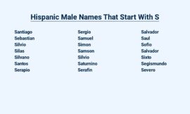 Hispanic Male Names That Start With S – A Cultural Legacy