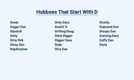 Hobboes That Start With D – Delving deep into the terminology