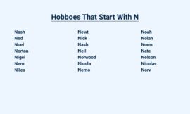 Hobboes That Start With N – Letter N for Naming