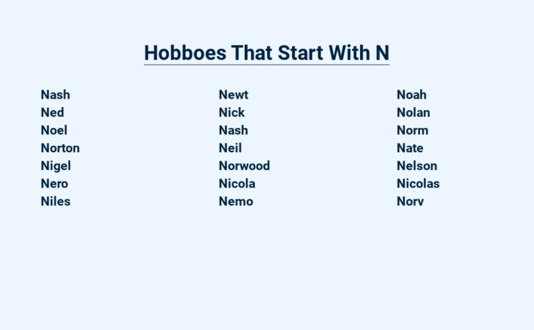 Read more about the article Hobboes That Start With N – Letter N for Naming