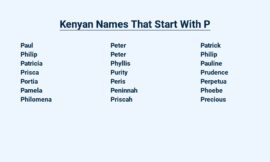 Kenyan Names That Start With P – A Reflection of Rich Cultural Heritage