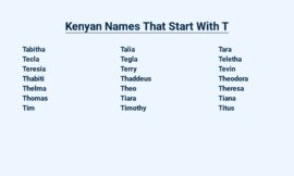 Kenyan Names That Start With T – Unveiling Timeless Traditions