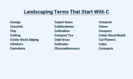 Landscaping Terms That Start With C – Explained