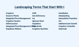 Landscaping Terms That Start With I – Important Words to Know