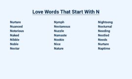 Love Words That Start With N – Naughty and Nice