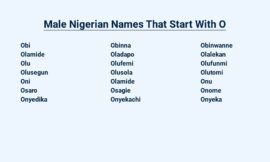 Male Nigerian Names That Start With O – From Royalty to Grace