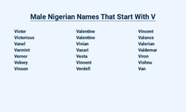 Male Nigerian Names That Start With V – Unique and Meaningful
