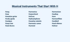 Musical Instruments That Start With H – Harmonious Melodies