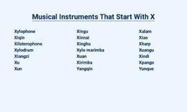 Musical Instruments That Start With X – Xylophone Vibes