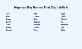 Nigerian Boy Names That Start With A – You Won’t Believe Number 5