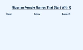 Nigerian Female Names That Start With Q – Quintessential Beauty