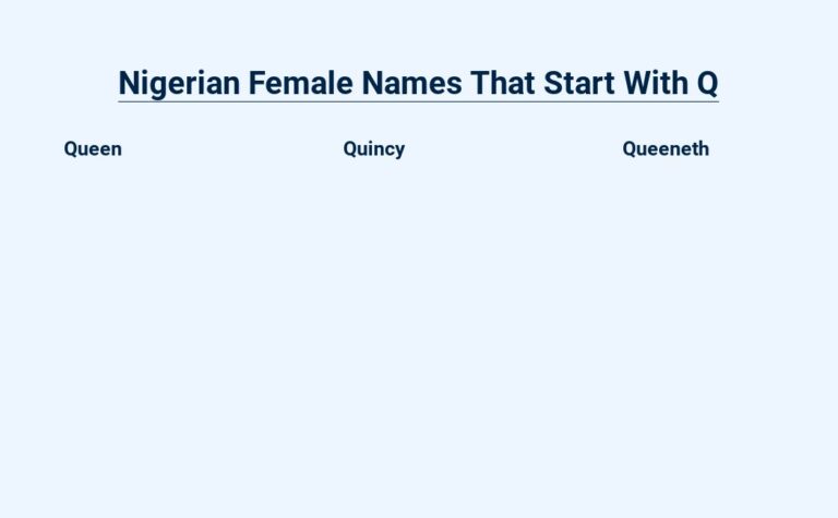 Read more about the article Nigerian Female Names That Start With Q – Quintessential Beauty