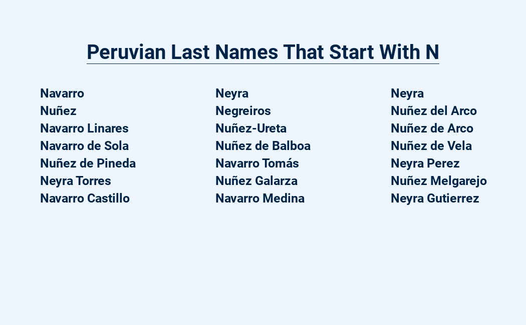 peruvian last names that start with n