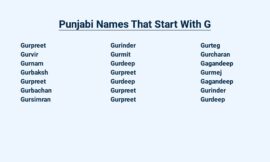 Punjabi Names That Start With G – The Essence of Punjab’s Heritage