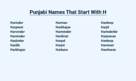 Punjabi Names That Start With H – For Boys & Girls