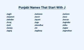 Punjabi Names That Start With J – Essence of Punjab