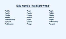 Silly Names That Start With F : For the Fun of It