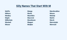 Silly Names That Start With M – Monstrously Mischievous Monikers