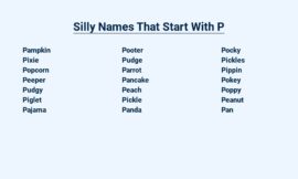 Silly Names That Start With P – Part 1