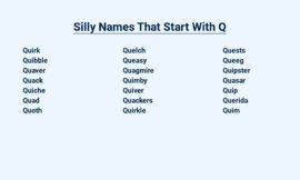 Silly Names That Start With Q – Get Ready to Giggle