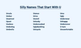 Silly Names That Start With U – The Ultimate Collection