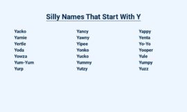 Silly Names That Start With Y – You’ll Be Chuckling