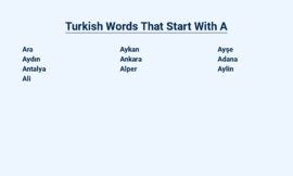 Turkish Words That Start With A – Unveiling the Linguistic Treasures