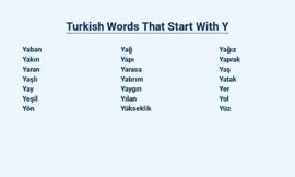 Turkish Words That Start With Y – A Journey Through the Alphabet