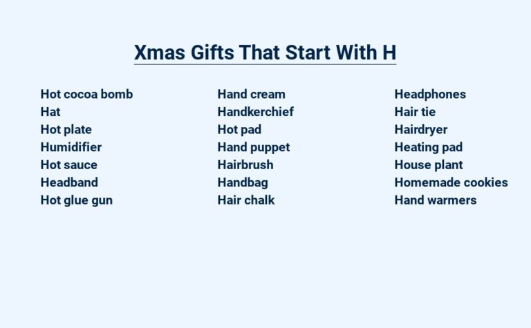 Read more about the article Xmas Gifts That Start With H – Ho Ho Ho!