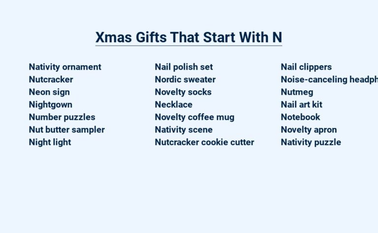 Read more about the article Xmas Gifts That Start With N – Naughty or Nice