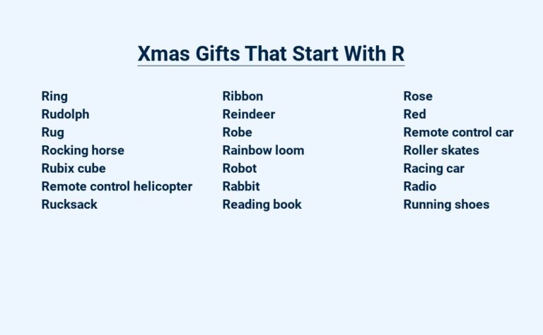 Read more about the article Xmas Gifts That Start With R – Remarkable Presents for Everyone