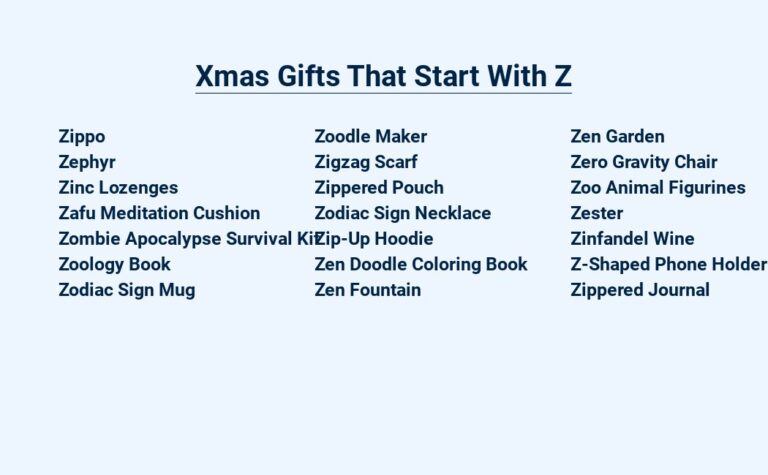 Read more about the article Xmas Gifts That Start With Z: Zip It